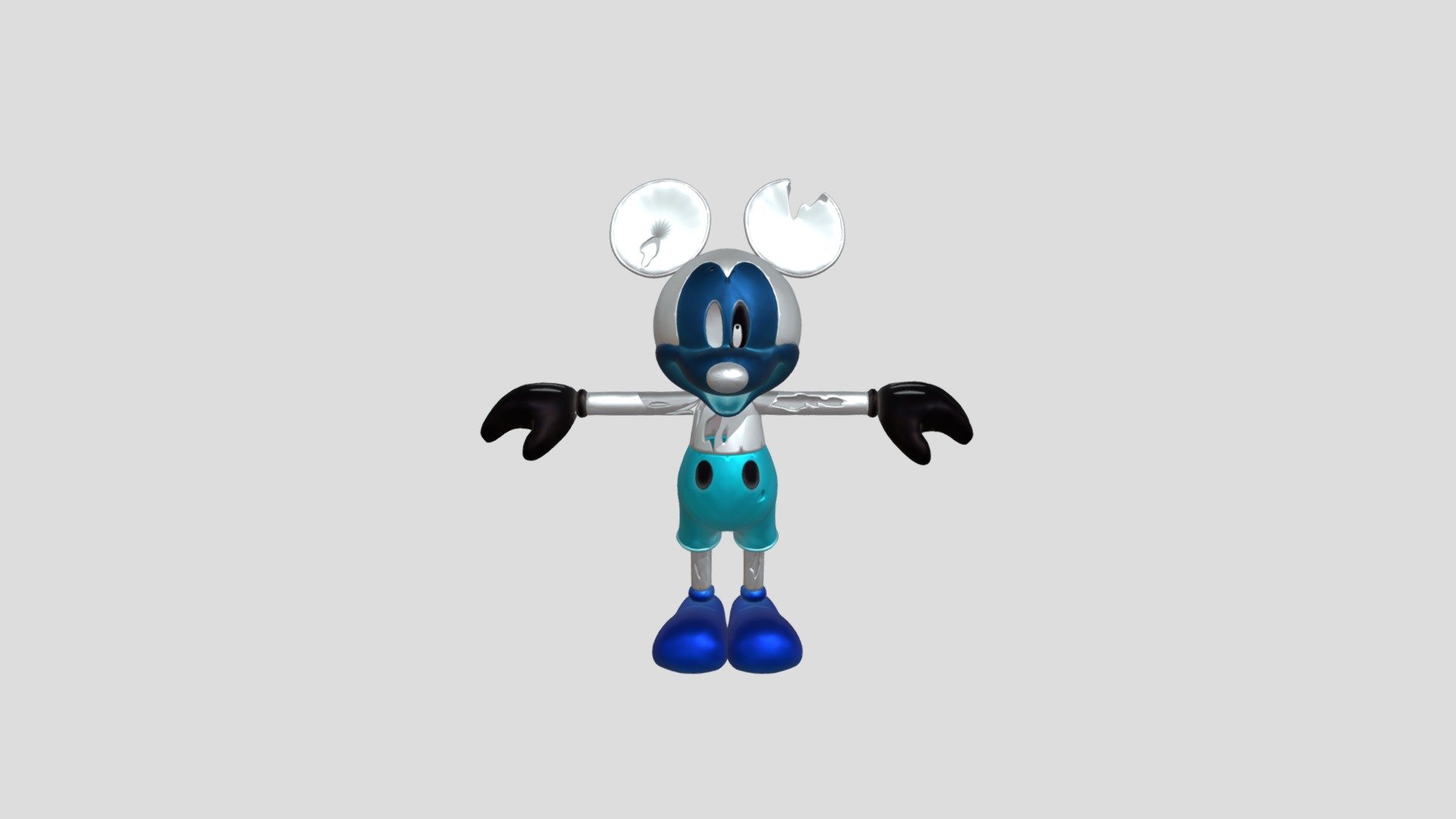 Withered PN Mickey - 3D model by Michael Winters (@web125546) [8a7411e ...