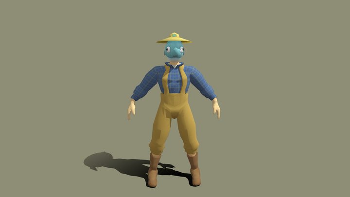 Fish-er-man 3D Model