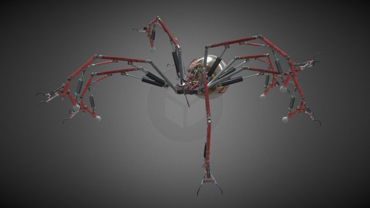 spider 3D Model
