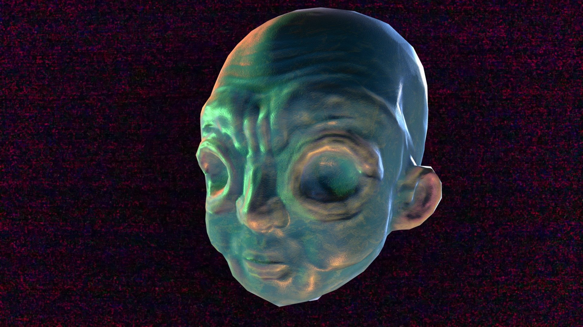 Head Sculpt 01 Low Poly