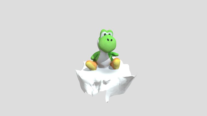 Yoshi Nintendo Mario Game Plush free download 3D Model
