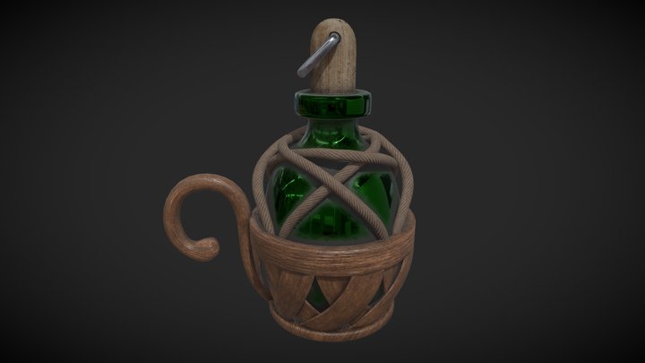 mystery bottle 3D Model