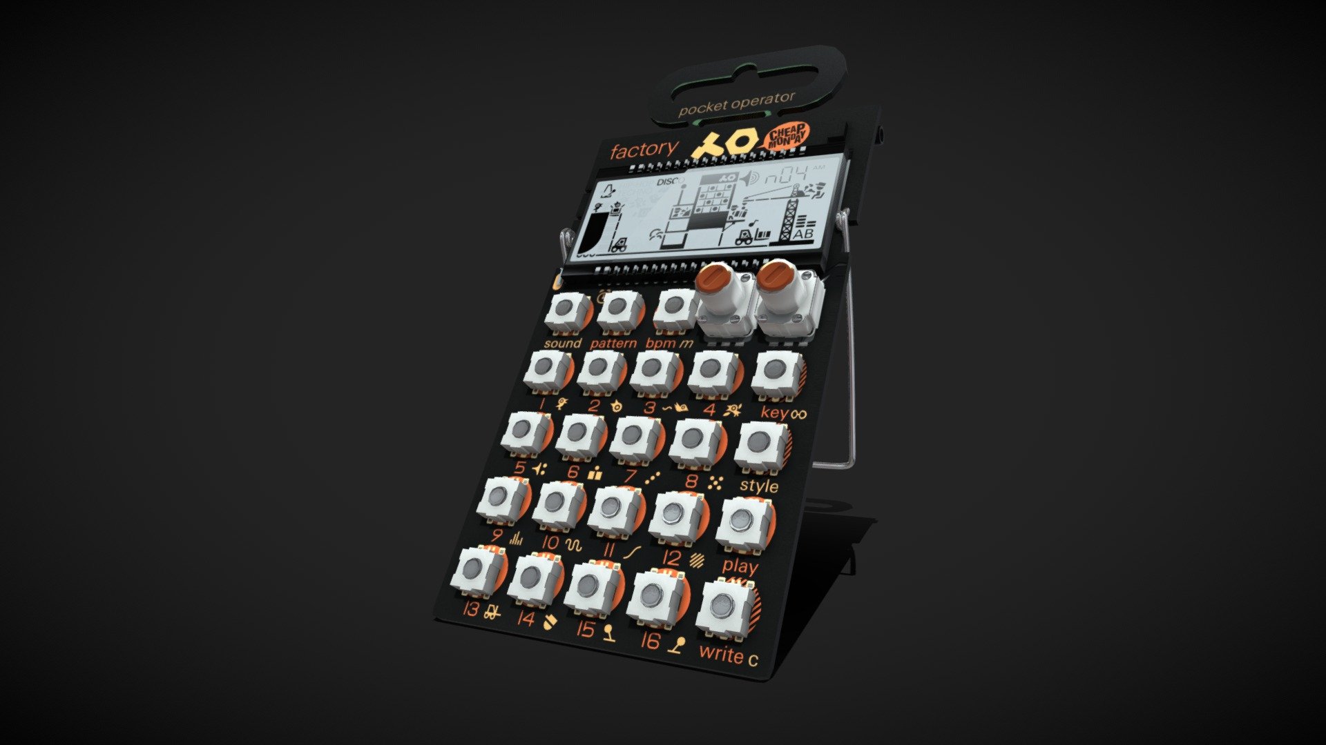 Teenage Engineering PO-16 Factory - Buy Royalty Free 3D model by DGNS ...