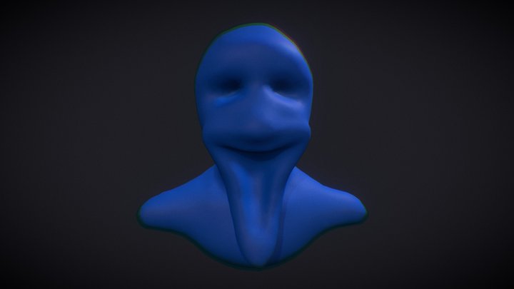 Spooky Smile 3D Model