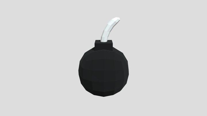 Bomb Model low poly 3D Model