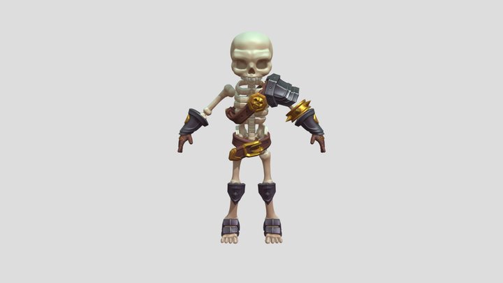 Kuloubing骷髅兵 3D Model