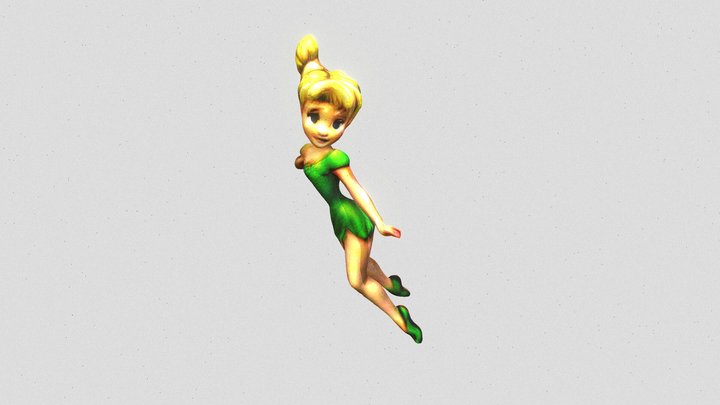 Tinkerbell Fairy 3D Model