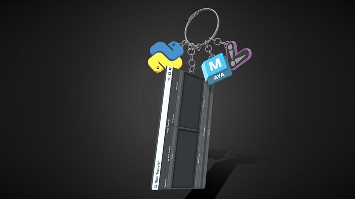 Keyring : Skin transfer script 3D Model