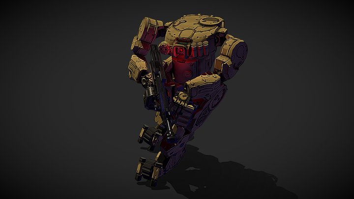 Babil Lowpoly Pose 3D Model