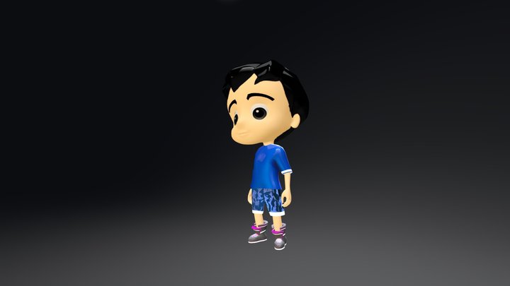 Malay Boy 3D Model