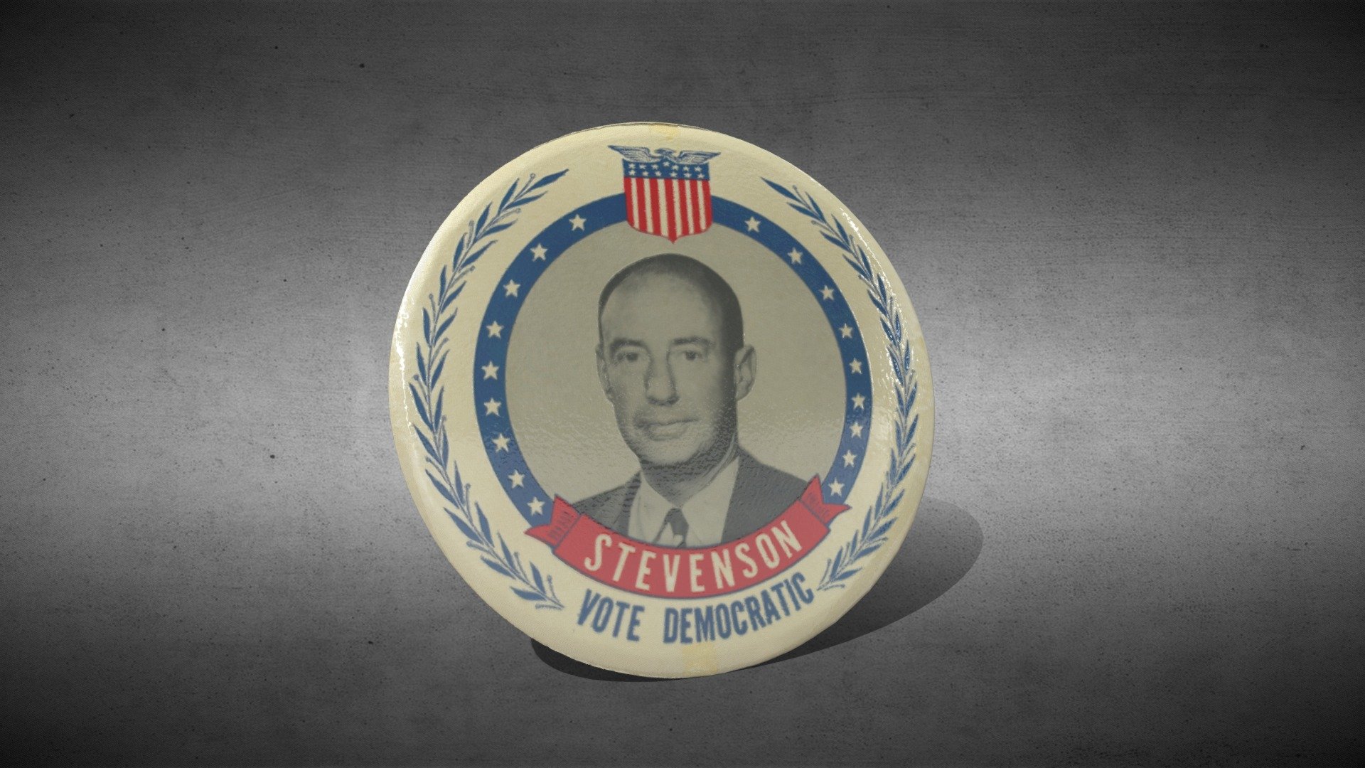 AC-2011 1189 50 A Stevenson XL Button - 3D model by Abraham Lincoln ...