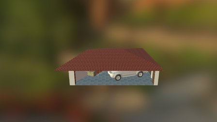 Garaje 3D TECHADO GDT-201602 3D Model