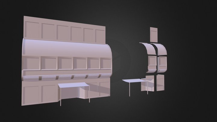 Modular Building 3D Model