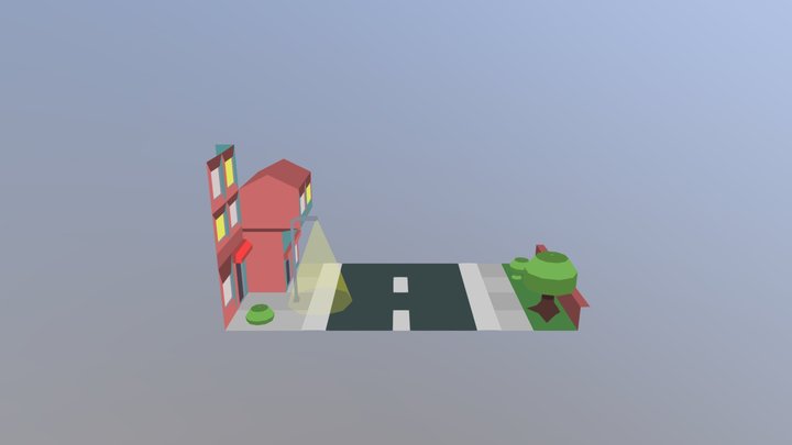 City Stage 3D Model