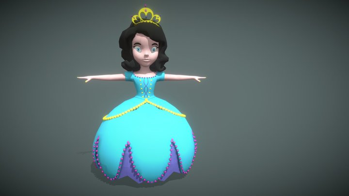 Princess 3D Model