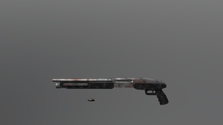 Shotgun 3D Model
