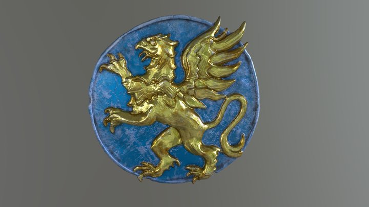 The badge of heroes of might and magic 3D Model
