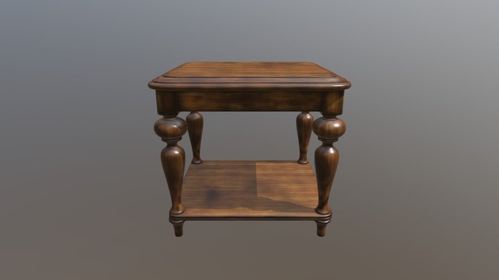 LP_7220102P_End_Table 3D Model