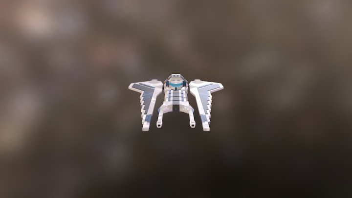 Kom'rk Class Fighter/Transport 3D Model