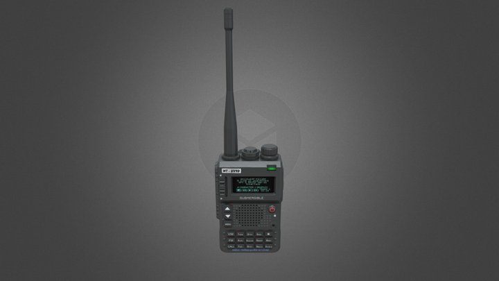 Walkie Talkie 3D Model