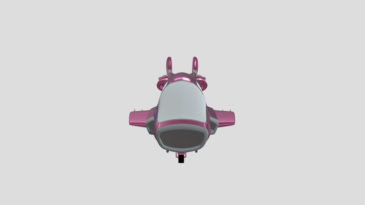 Plane Cartoon 3D Model