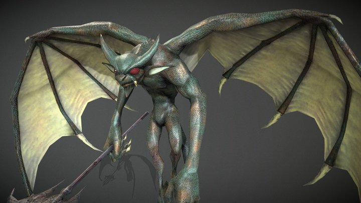 Bat_monster 3D Model