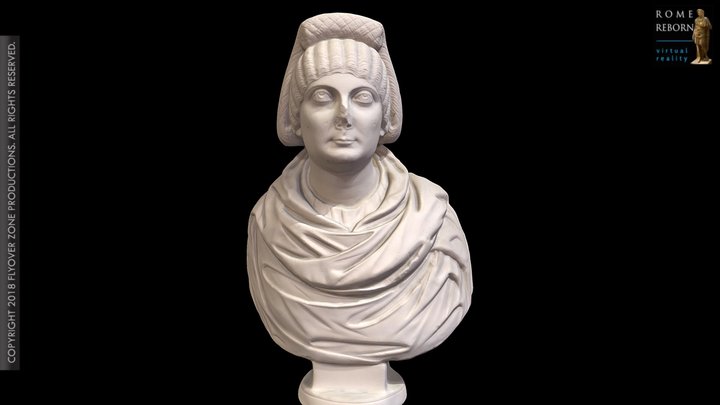 3D rendering of Portrait of a woman (from Thessaloniki)