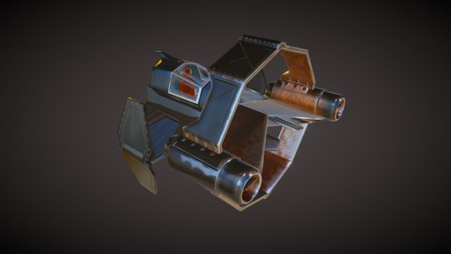 Obiwan Starfighter 3D Model