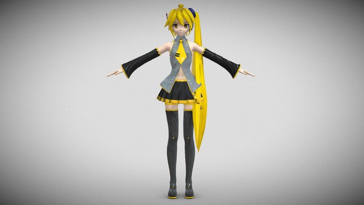 Akita Neru (DT), Con Huesos) – Modello 3D gratuito STL