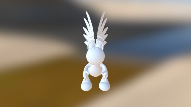 Green Yoshi 3D Model