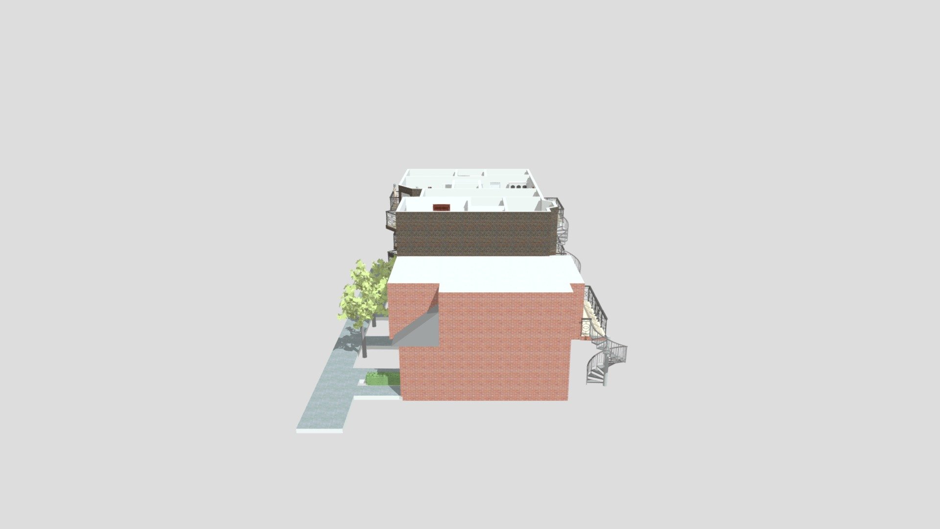 Appartment block in montreal