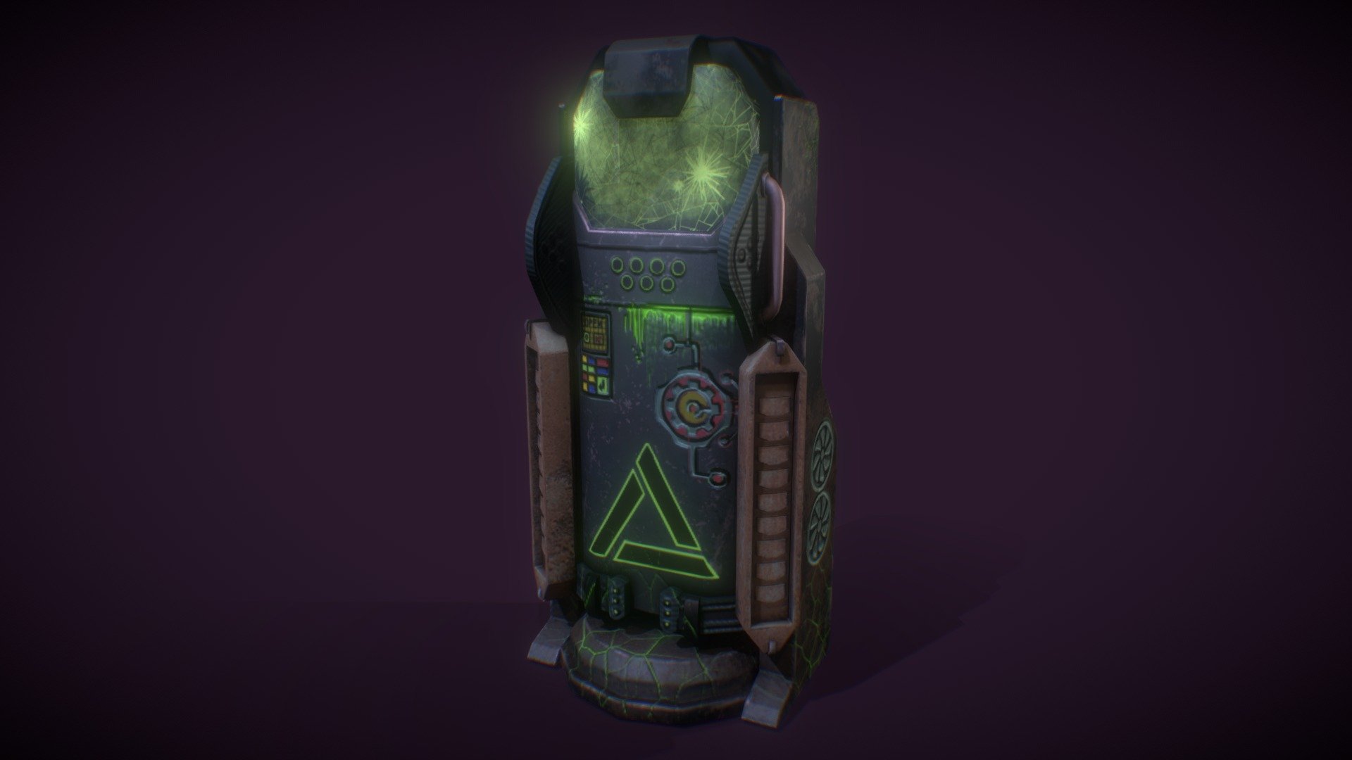 Factory Cryogenic Capsule - 3D Model