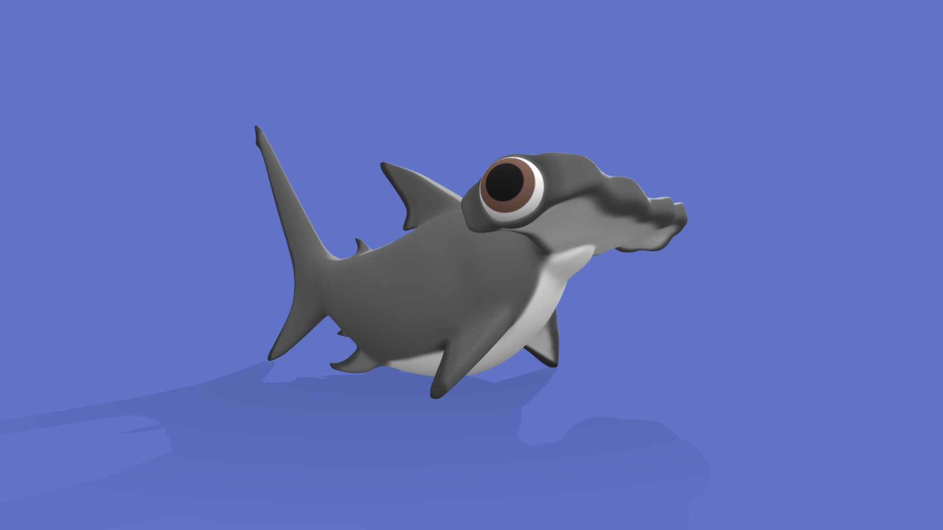 Great Hammerhead Stylized 3D model by joanamaria [8a87afb] Sketchfab