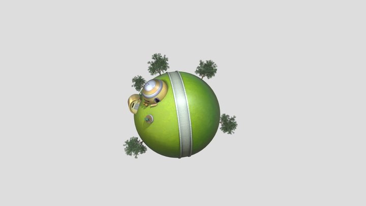 planeta de Kaio-sama - dragon ball 3D Model