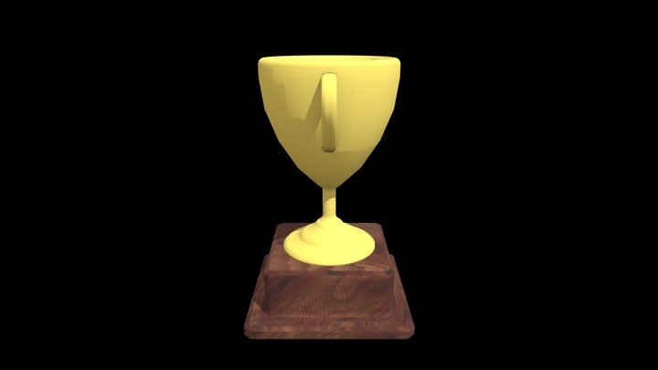 Maze Mart Challenge Trophy 3D Model