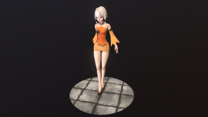 female character 3D Model