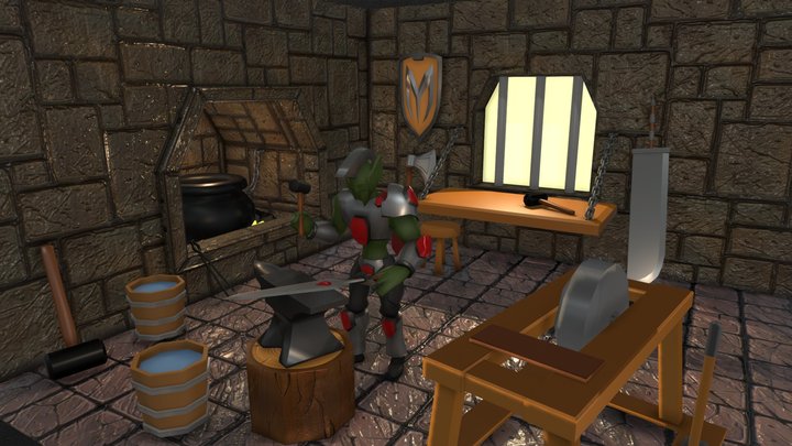 Modelado Personaje 3D Model