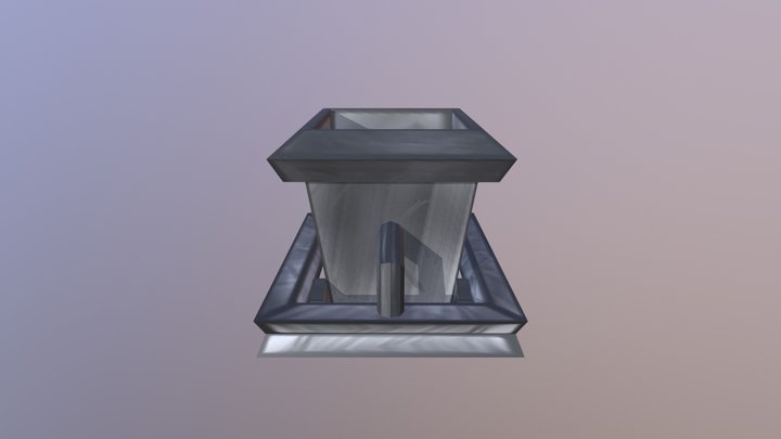 Carrinho de Trilho 3D Model