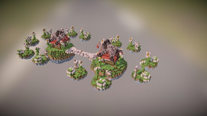 SkyWars Solo 12x1 - Puppies 3D Model