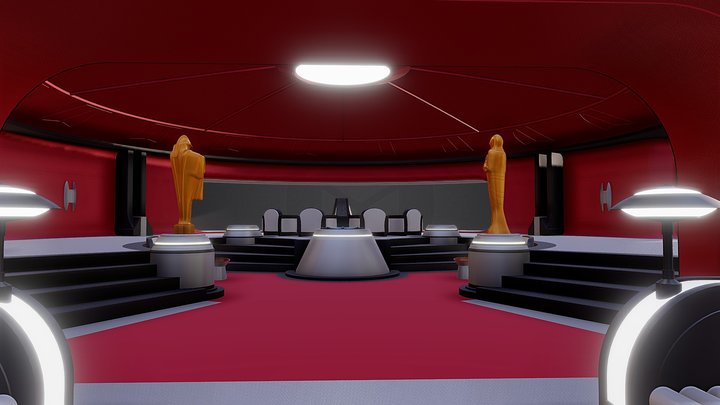 Palpatines Office 3D Model