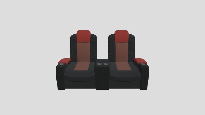 laos Stalls/cinema/theater chairs 3D Model