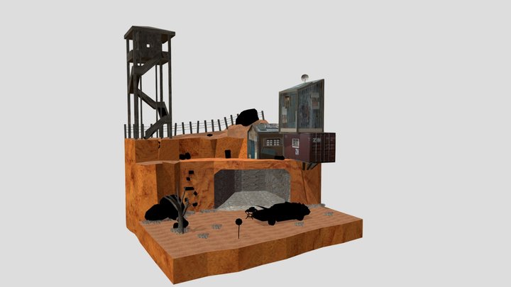 DAE Diorama - Rustborn 3D Model