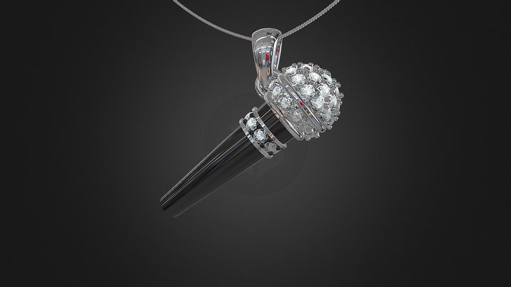 Microphone-- 3D Model