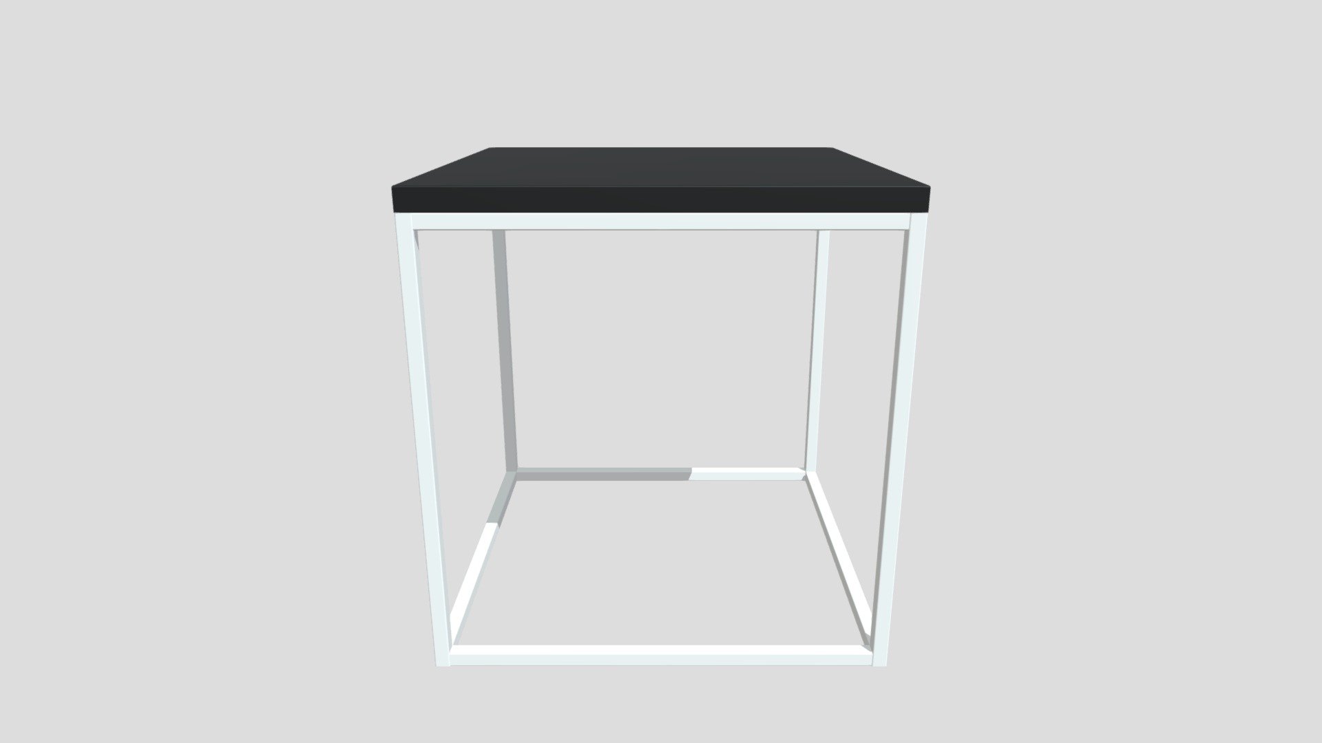 Simple cube table 600x600x600 - 3D model by posadnevm [8a8f64a] - Sketchfab