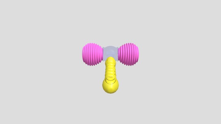 Kids Play Colored Toy Hammer