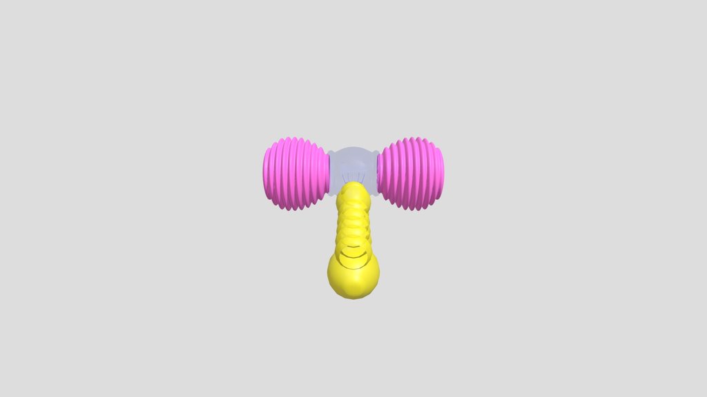 Kids Play Colored Toy Hammer