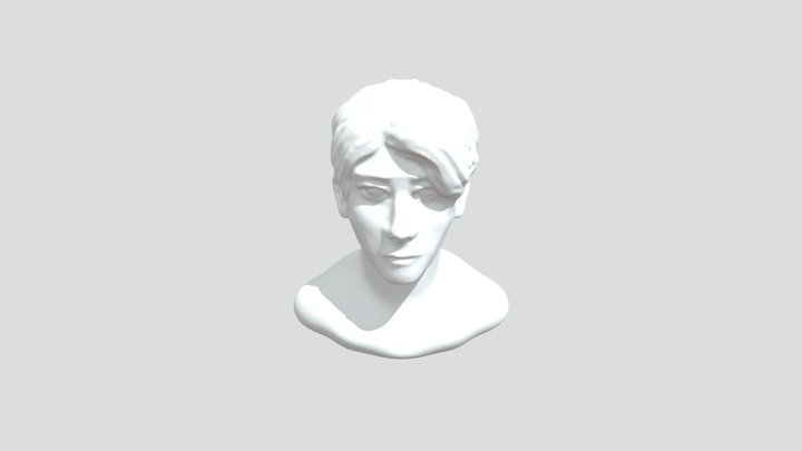 Human Bust Sculpt - Portfolio 3D Model