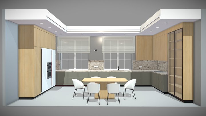 Кухня. Вариант 4 3D Model
