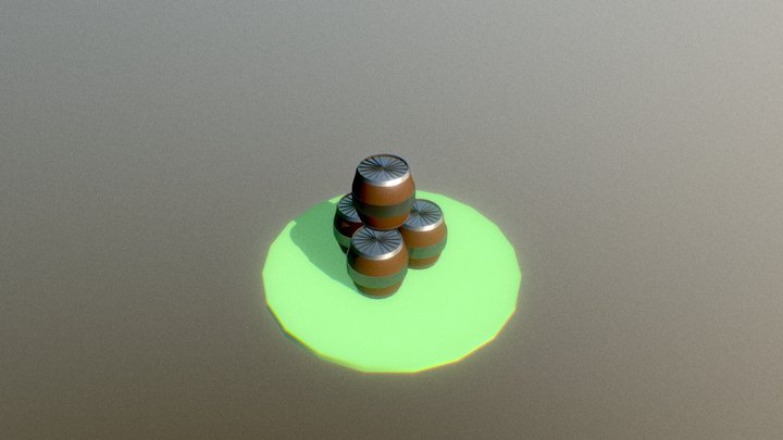 Barrels 3D Model