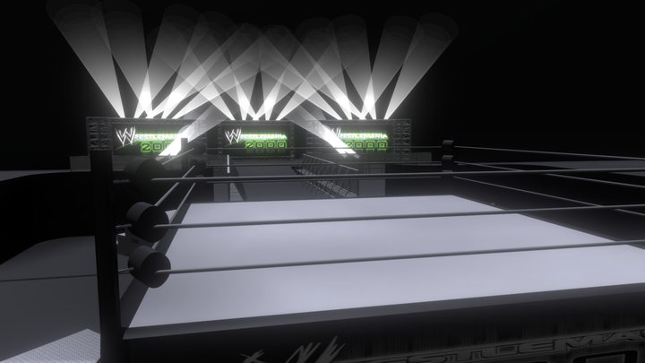 WWF / WWE WrestleMania 2000 3D Model